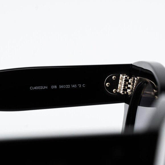Celine 3 DOTS Women Sunglasses Black Grey Gradient Cl4002UN 01B NEW AUTHENTIC - Picture 8 of 13